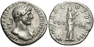 1 Denarius 羅馬帝國 銀 哈德良