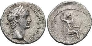 1 Denarius 羅馬帝國 銀 Tiberius Claudius Nero (42 BC-37)