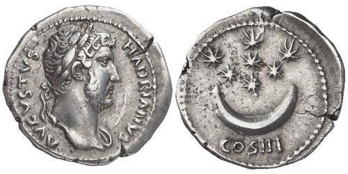 1 Denarius 羅馬帝國 銀 哈德良