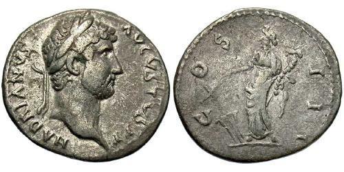 1 Denarius 羅馬帝國 銀 哈德良