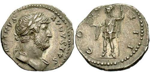 1 Denarius 羅馬帝國 銀 哈德良