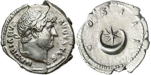 1 Denarius 羅馬帝國 銀 哈德良