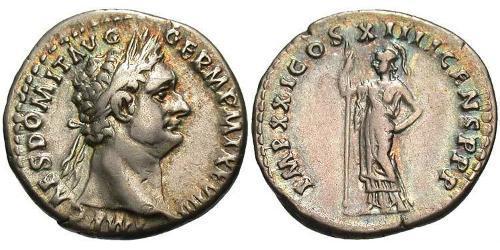 1 Denarius 羅馬帝國 銀 Domitian  (51-96)