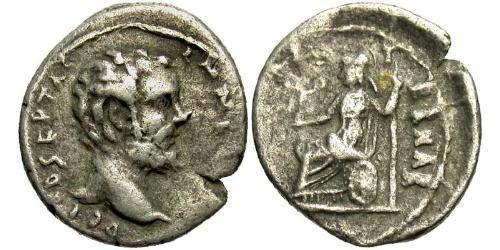 1 Denarius 羅馬帝國 銀 Clodius Albinus (150-197)