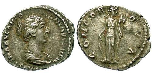 1 Denarius 羅馬帝國 銀 Faustina II (130-175)