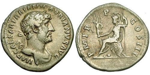 1 Denarius 羅馬帝國 銀 哈德良