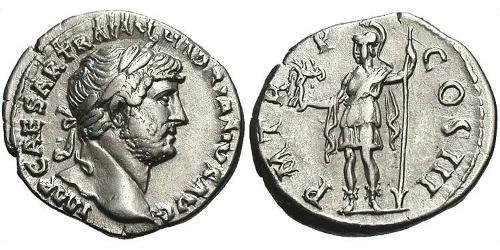 1 Denarius 羅馬帝國 銀 哈德良