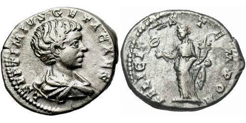 1 Denarius 羅馬帝國 銀 塞普提米乌斯·盖塔