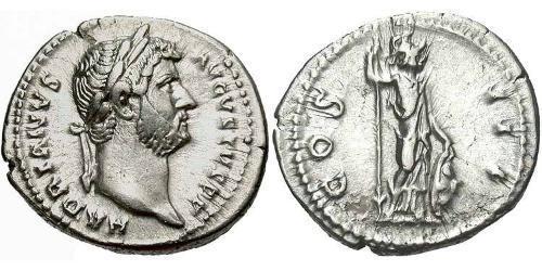 1 Denarius 羅馬帝國 銀 哈德良