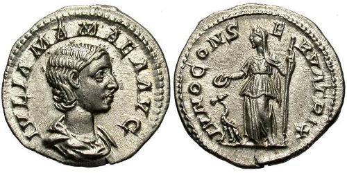 1 Denarius 羅馬帝國 銀 Julia Avita Mamaea (180-235)