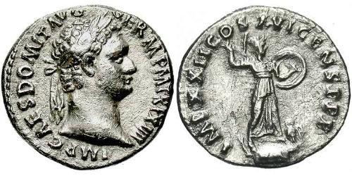1 Denarius 羅馬帝國 銀 Domitian  (51-96)