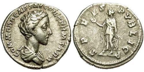 1 Denarius 羅馬帝國 銀 康茂德