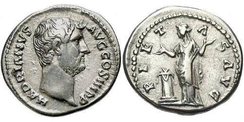 1 Denarius 羅馬帝國 銀 哈德良