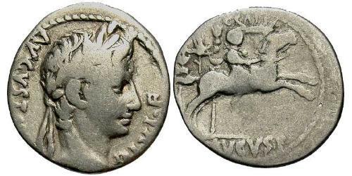 1 Denarius 羅馬帝國 銀 Augustus (63BC- 14) 