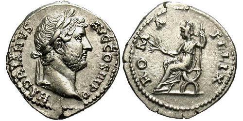 1 Denarius 羅馬帝國 銀 哈德良