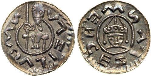 1 Denaro Boemia Argento Wratislaus II of Bohemia (?-1092)