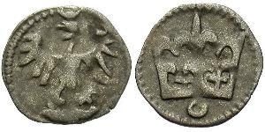 1 Denaro Regno di Polonia (1025-1569) Argento Giovanni I Alberto (1459-1501)