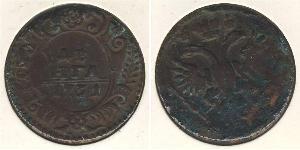 1 Denga Empire russe (1720-1917) Cuivre Ielizaveta I Petrovna  (1709-1762)
