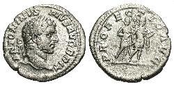 1 Denier Empire romain (27BC-395) Argent Caracalla (188-217)