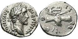 1 Denier Empire romain (27BC-395) Argent Antonin le Pieux  (86-161)