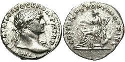 1 Denier Empire romain (27BC-395) Argent Trajan (53-117)