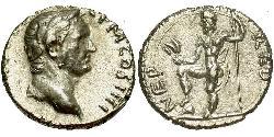 1 Denier Empire romain (27BC-395) Argent Vespasien (9-79)