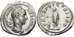 1 Denier Empire romain (27BC-395) Argent Severus Alexander (208-235)