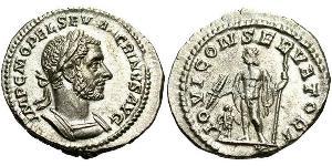 1 Denier Empire romain (27BC-395) Argent Macrin (165-218)
