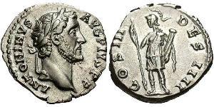 1 Denier Empire romain (27BC-395) Argent Antonin le Pieux  (86-161)