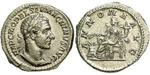 1 Denier Empire romain (27BC-395) Argent Macrin (165-218)