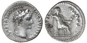 1 Denier Empire romain (27BC-395) Argent Tiberius Claudius Nero (42 BC-37)