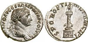 1 Denier Empire romain (27BC-395) Argent Trajan (53-117)