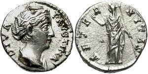 1 Denier Empire romain (27BC-395) Argent Faustine l