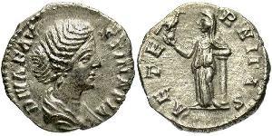 1 Denier Empire romain (27BC-395) Argent Faustina II (130-175)