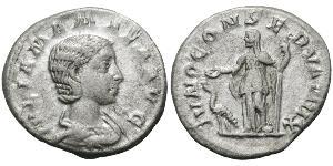 1 Denier Empire romain (27BC-395) Argent Julia Avita Mamaea (180-235)