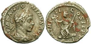 1 Denier Empire romain (27BC-395) Argent Héliogabale (203-222)