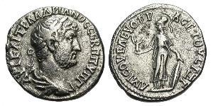 1 Denier Empire romain (27BC-395) Argent Hadrien (76 - 138) 