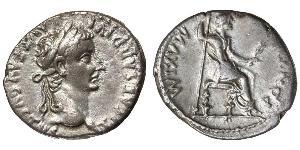 1 Denier Empire romain (27BC-395) Argent Tiberius Claudius Nero (42 BC-37)