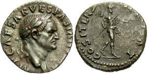 1 Denier Empire romain (27BC-395) Argent Vespasien (9-79)