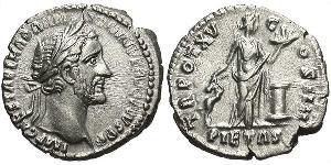 1 Denier Empire romain (27BC-395) Argent Antonin le Pieux  (86-161)