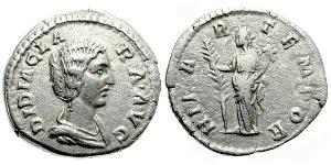 1 Denier Empire romain (27BC-395) Argent Didia Clara (153-193)