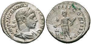 1 Denier Empire romain (27BC-395) Argent Héliogabale (203-222)