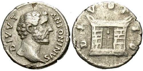 1 Denier Empire romain (27BC-395) Argent Antonin le Pieux  (86-161)