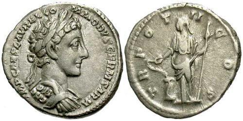 1 Denier Empire romain (27BC-395) Argent Commode (161-192)