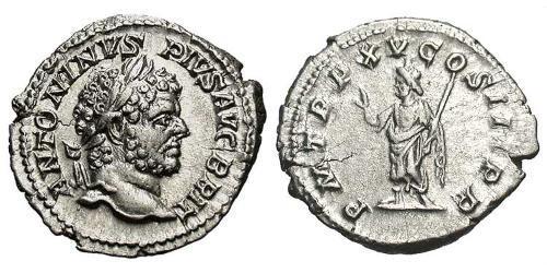 1 Denier Empire romain (27BC-395) Argent Caracalla (188-217)