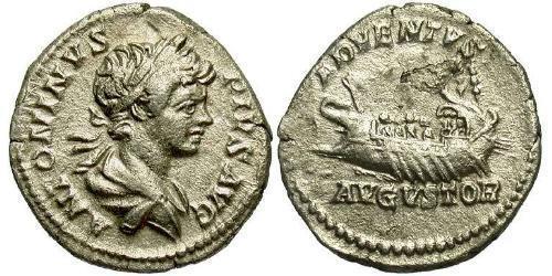 1 Denier Empire romain (27BC-395) Argent Caracalla (188-217)
