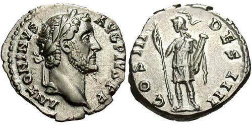 1 Denier Empire romain (27BC-395) Argent Antonin le Pieux  (86-161)