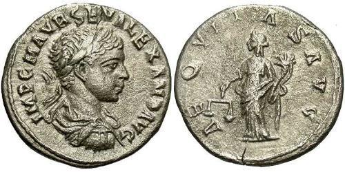 1 Denier Empire romain (27BC-395) Argent Severus Alexander (208-235)