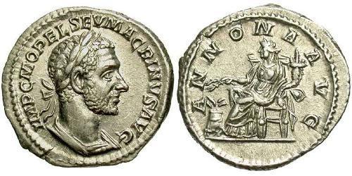 1 Denier Empire romain (27BC-395) Argent Macrin (165-218)