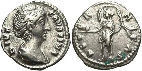 1 Denier Empire romain (27BC-395) Argent Faustine l